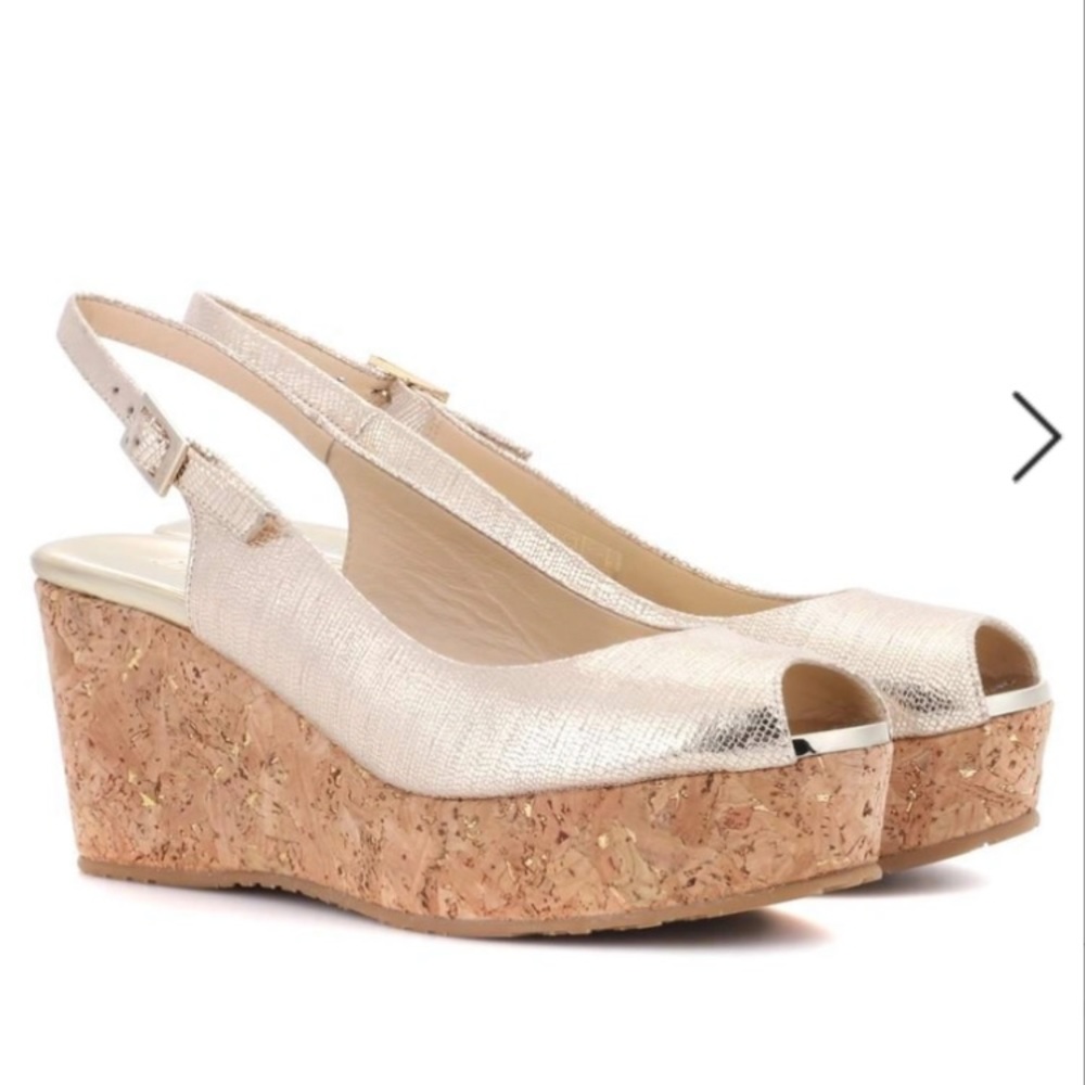 NWOB JIMMY CHOO WEDGE SLINGBACK
